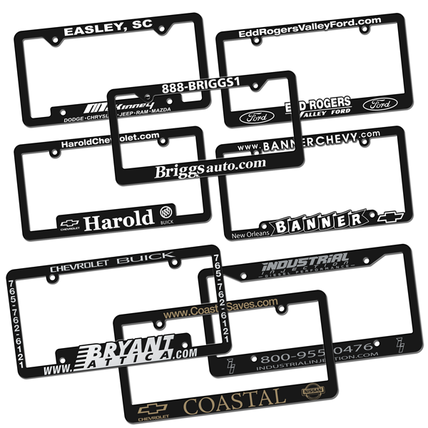 Screen Printed PolyCard License Plates