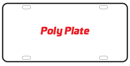 Polyethylene Plate Template - All Weights